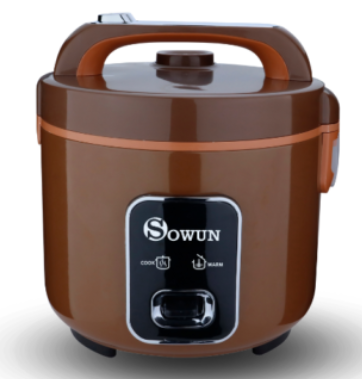 Nồi cơm điện Sowun SW6913N 1.8 lít, cs 700W, màu nâu